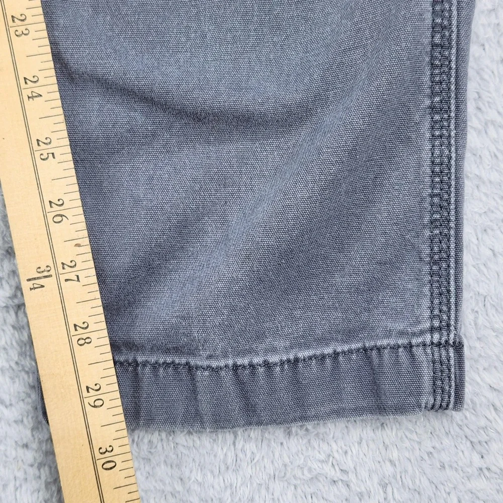 Carhartt Rugged Flex Pants Mens 30x32 Gray Relaxed Fit Canvas Cargo Workwear